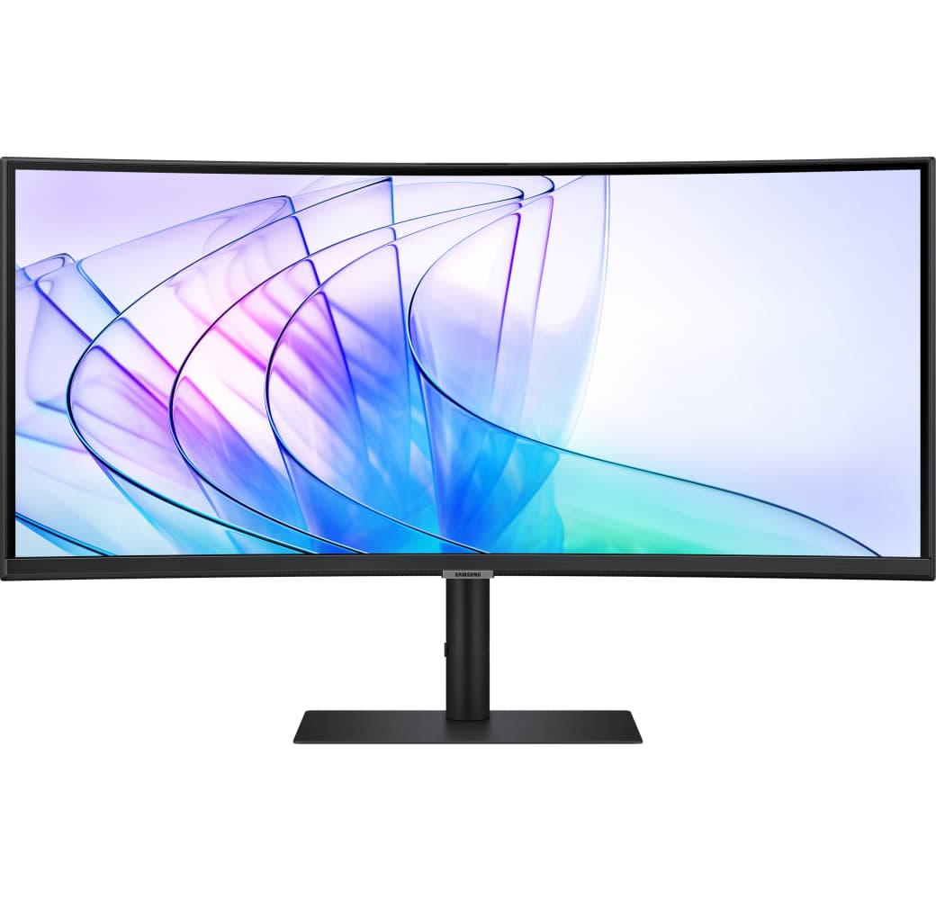 Black Samsung - 34" ViewFinity S6 (34") Ultra WQHD Curved LS34C652VAUXEN.2