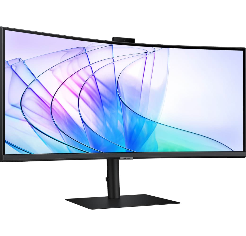 Black Samsung - 34" ViewFinity S6 (34") Ultra WQHD Curved LS34C652VAUXEN.3