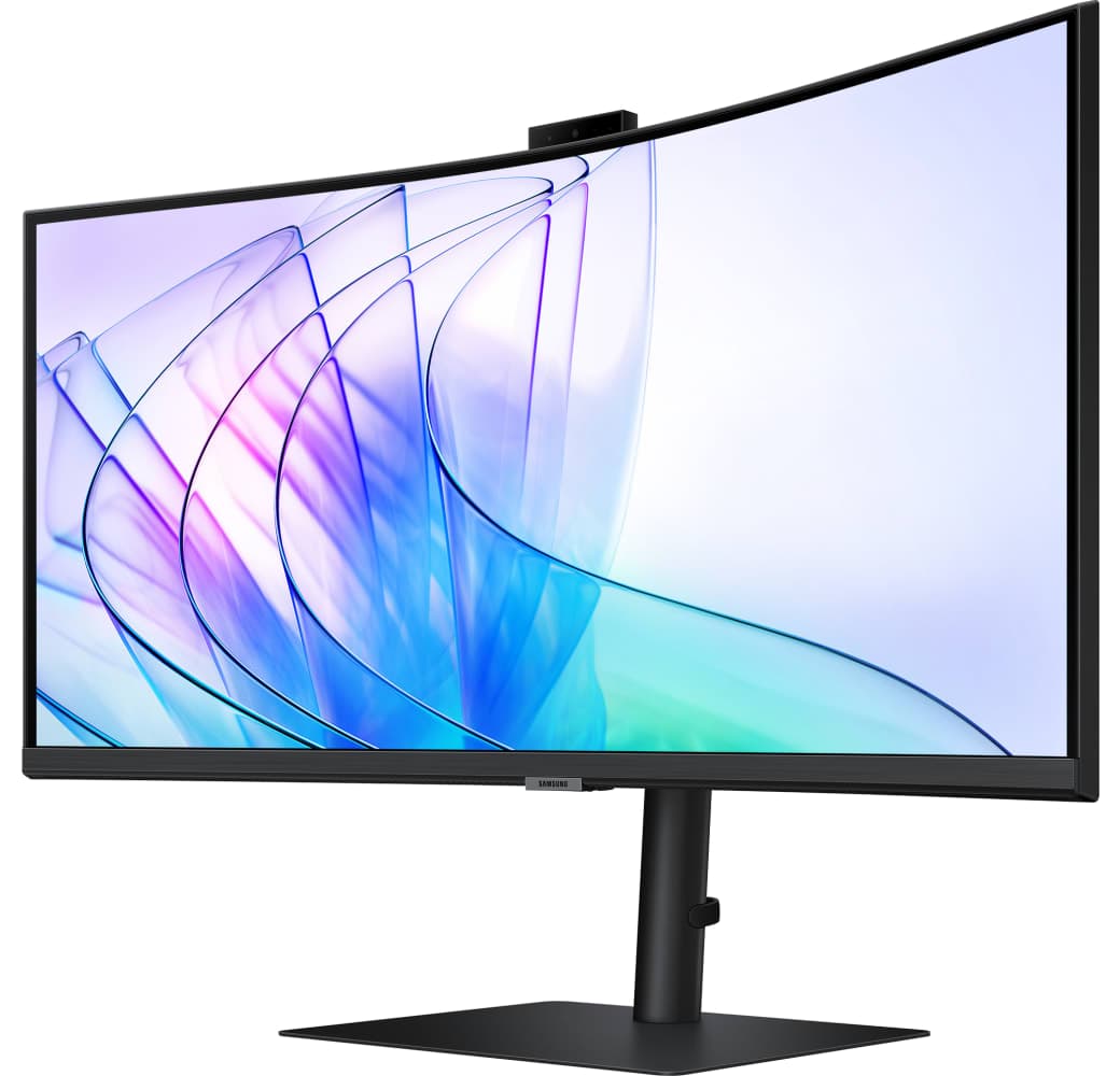 Black Samsung - 34" ViewFinity S6 (34") Ultra WQHD Curved LS34C652VAUXEN.4
