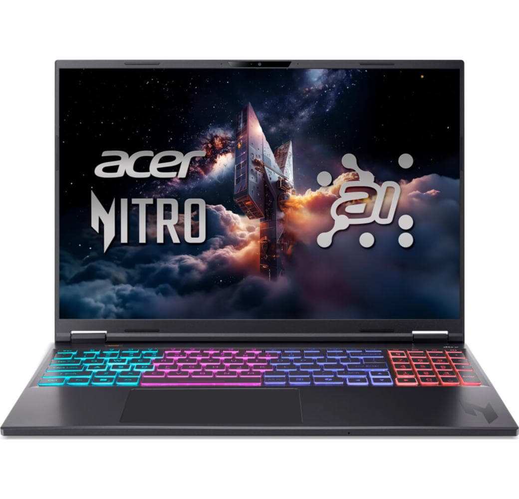 Black Acer Nitro 16S AI Gaming Laptop - AMD Ryzen™ 7 350 - 16GB - 1TB SSD - NVIDIA® GeForce® RTX™ 5070 Ti - German (QWERTZ).1