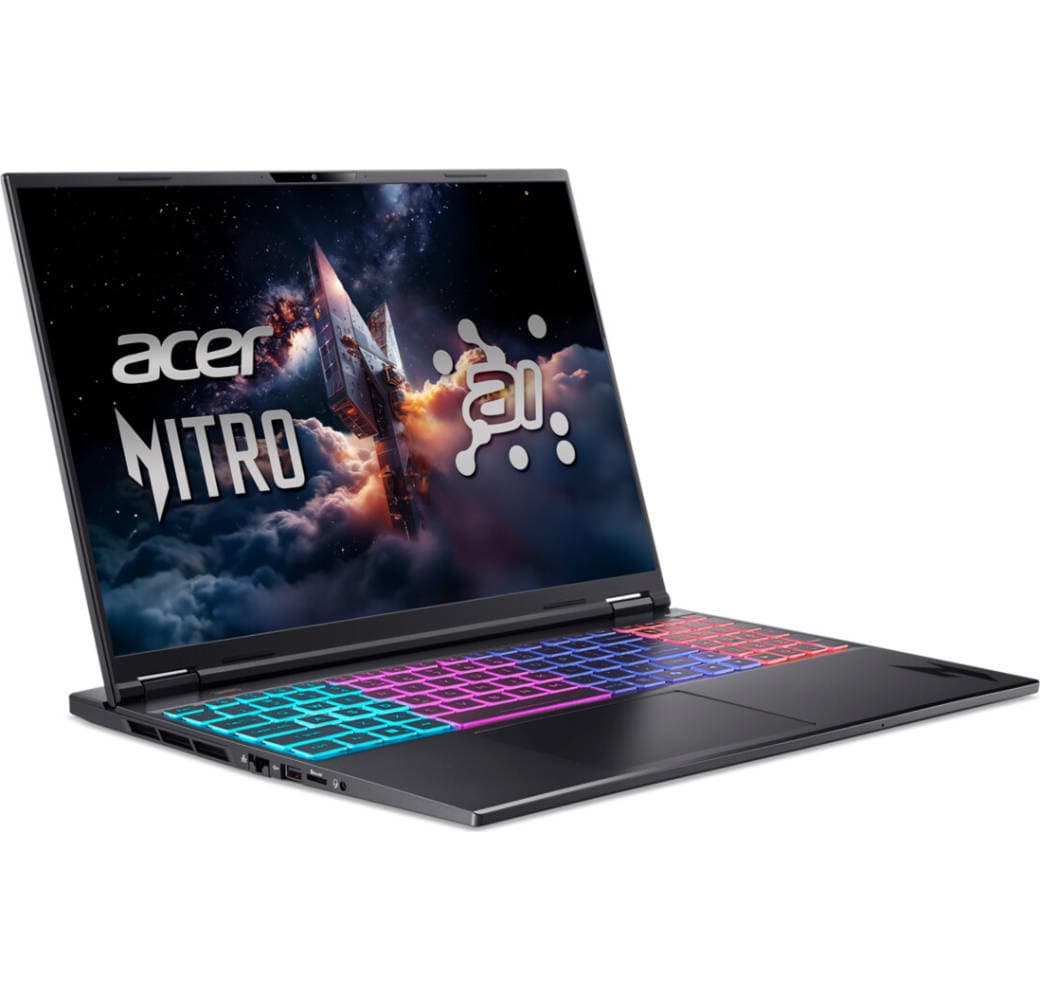 Black Acer Nitro 16S AI Gaming Laptop - AMD Ryzen™ 7 350 - 16GB - 1TB SSD - NVIDIA® GeForce® RTX™ 5070 Ti - German (QWERTZ).2