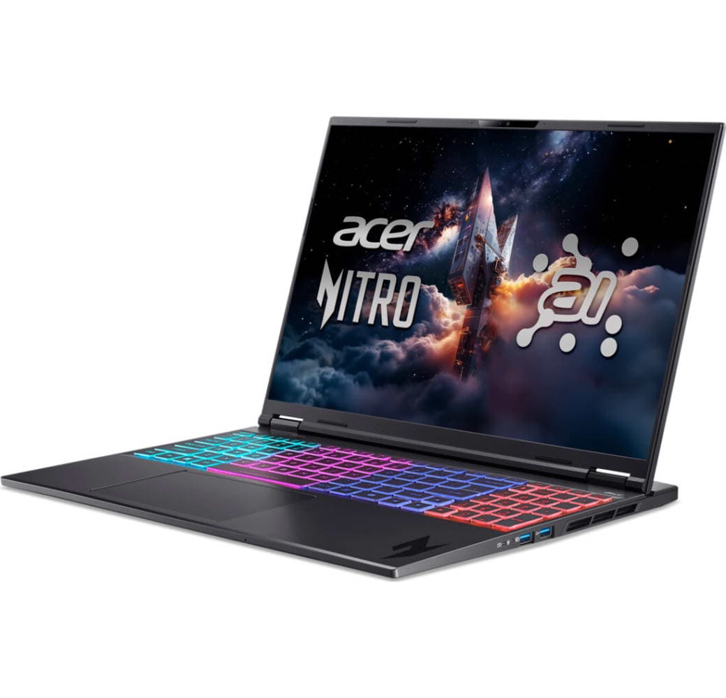Black Acer Nitro 16S AI Gaming Laptop - AMD Ryzen™ 7 350 - 16GB - 1TB SSD - NVIDIA® GeForce® RTX™ 5070 Ti - German (QWERTZ).3