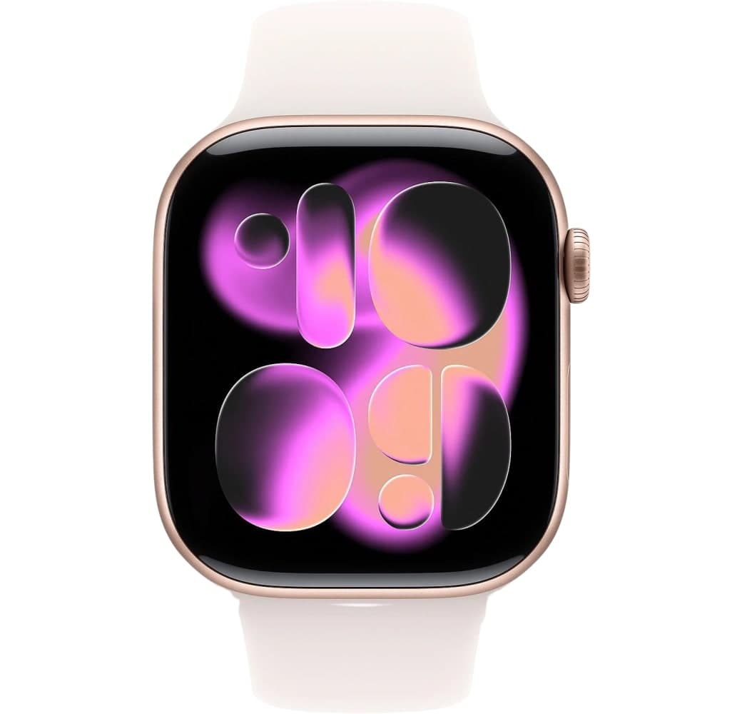 Roségold Apple Watch Series 11 GPS + Cellular, Aluminiumgehäuse, 42 mm.2