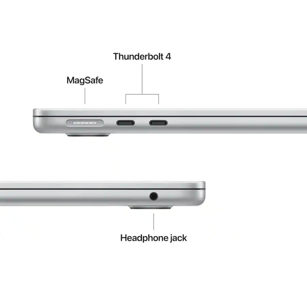 Silver Apple MacBook Air 13" Laptop - Apple M5 - 16GB - 512GB SSD - Apple 8-core - German (QWERTZ).4