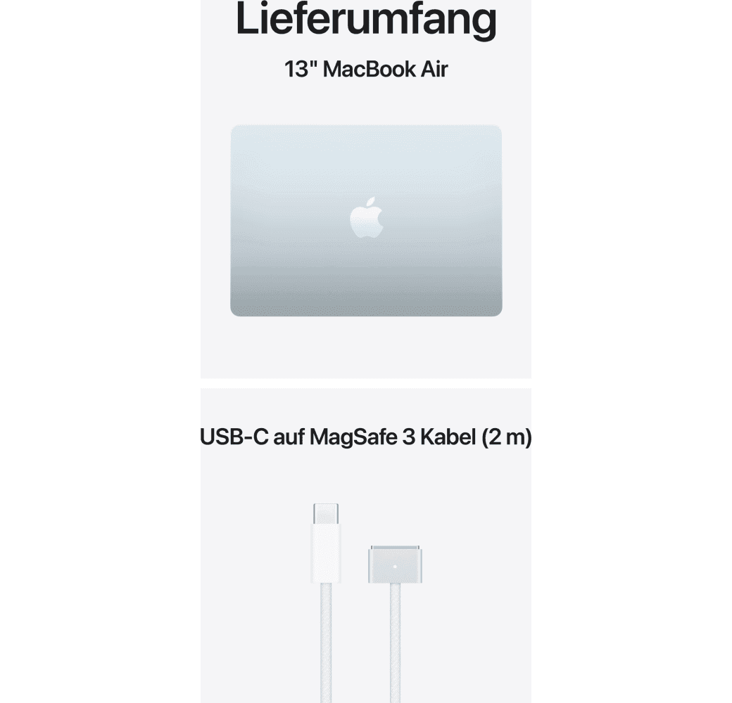 Sky Blue Apple MacBook Air 13" Laptop - Apple M5 - 16GB - 512GB SSD - Apple 8-core - German (QWERTZ).6