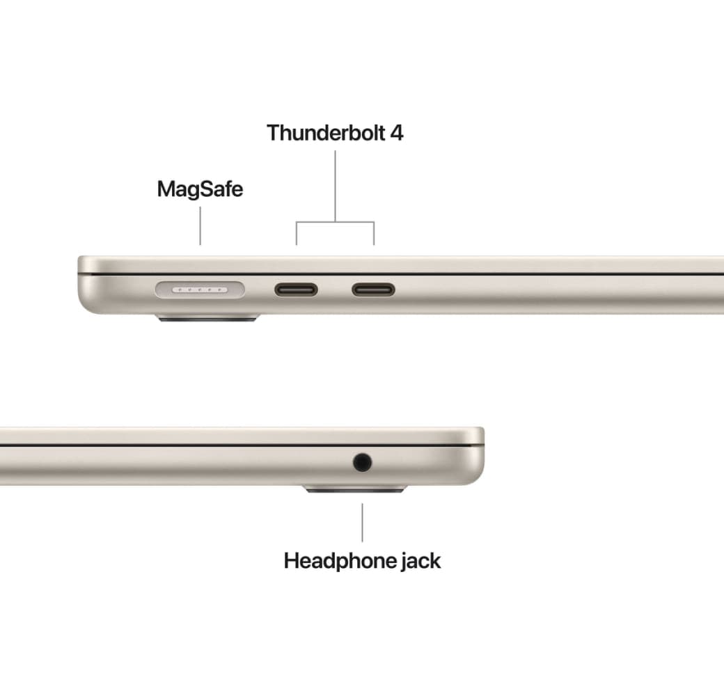 Starlight Apple MacBook Air 13" Laptop - Apple M5 - 16GB - 512GB SSD - Apple 8-core - German (QWERTZ).4