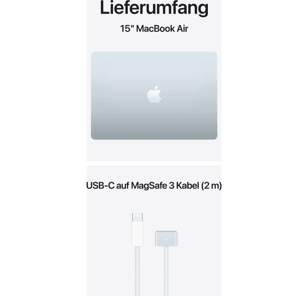 Sky Blue Apple MacBook Air 15" Laptop - Apple M5 - 16GB - 512GB SSD - Apple 10-core - German (QWERTZ).6