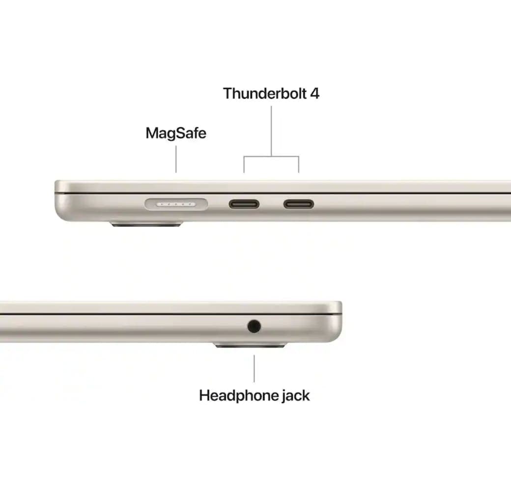 Starlight Apple MacBook Air 15" Laptop - Apple M5 - 16GB - 512GB SSD - Apple 10-core - German (QWERTZ).4