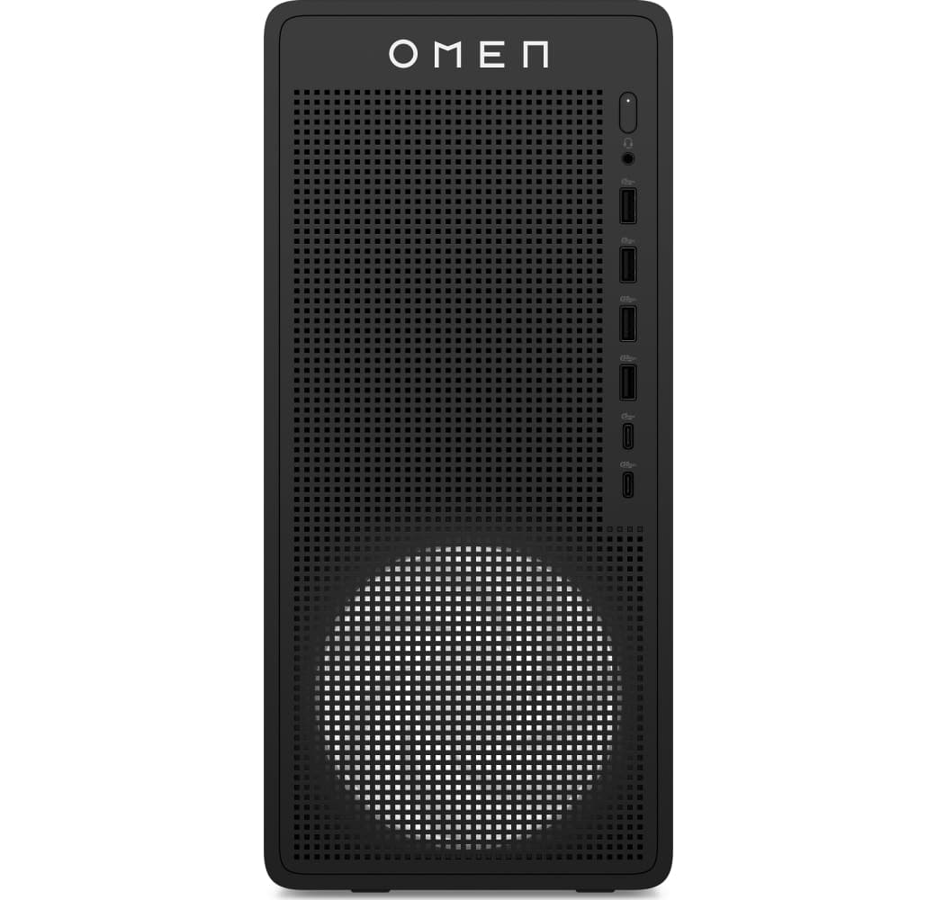 Black HP OMEN 16L TG03-0271ng Gaming Desktop - AMD Ryzen™ 7 8700F - 16GB - 512GB SSD - NVIDIA® GeForce® RTX™ 5060 -.1