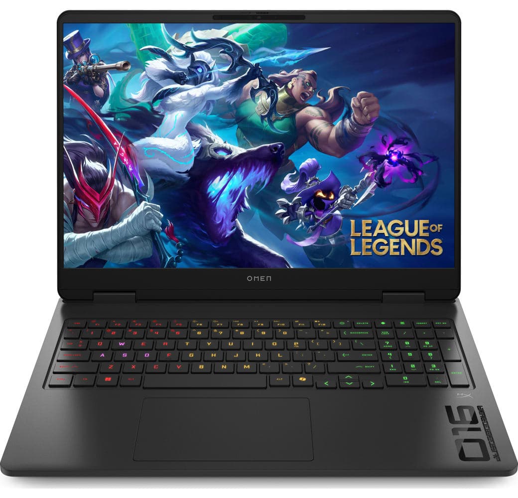 Black HP Omen 16 16-ap0095ng Gaming Laptop - AMD Ryzen™ 9 89040HX - 32GB - 512GB SSD - NVIDIA® GeForce® RTX™ 5070 - German (QWERTZ).1
