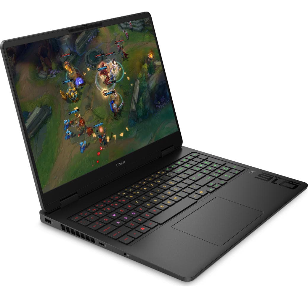 Black HP Omen 16 16-ap0095ng Gaming Laptop - AMD Ryzen™ 9 89040HX - 32GB - 512GB SSD - NVIDIA® GeForce® RTX™ 5070 - German (QWERTZ).2