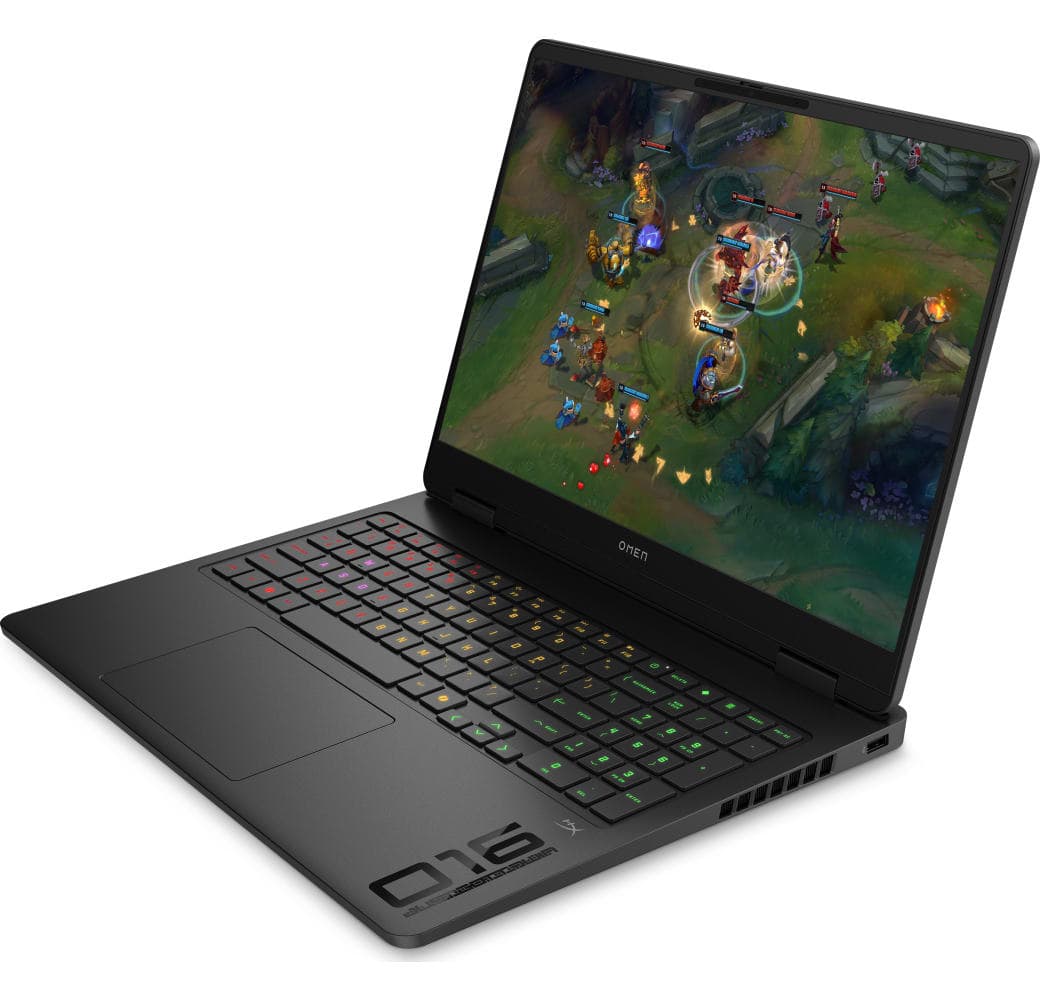 Black HP Omen 16 16-ap0095ng Gaming Laptop - AMD Ryzen™ 9 89040HX - 32GB - 512GB SSD - NVIDIA® GeForce® RTX™ 5070 - German (QWERTZ).4