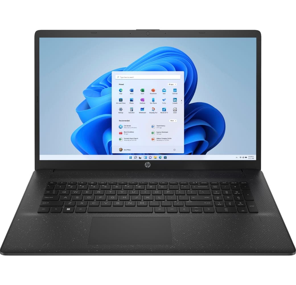 Jet Black HP 17-cp3078ng Laptop - AMD Ryzen™ 7 7730U - 16GB - 512GB SSD - AMD AMD Radeon Graphics - German (QWERTZ).1