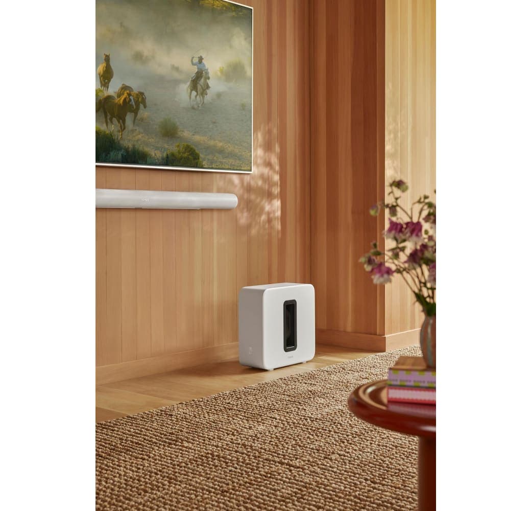 White Sonos Sub 4.3