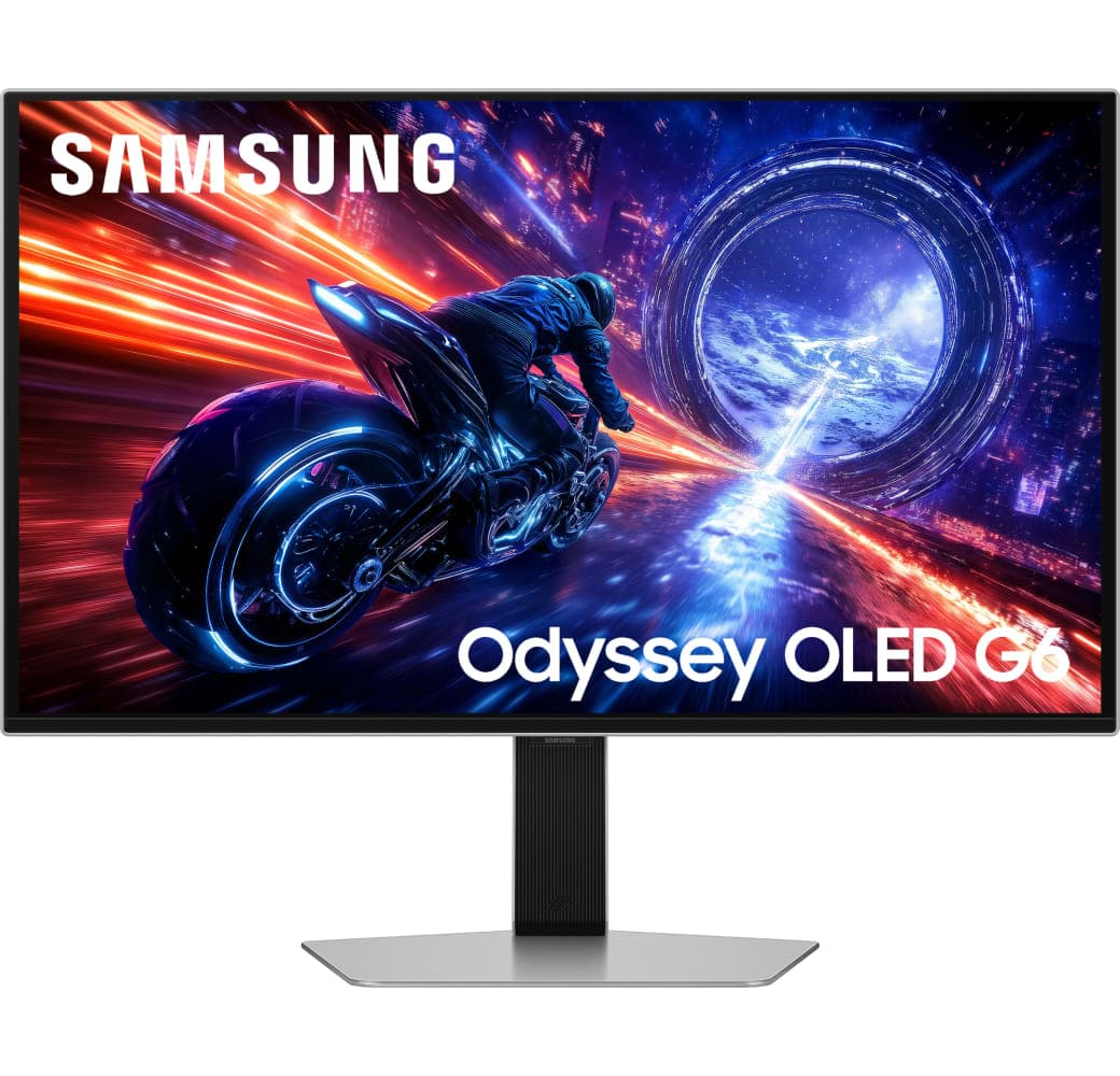 Silver Samsung Odyssey OLED G60SF Display - 27" - OLED (2560 x 1440) - LS27FG602SUXEN.1