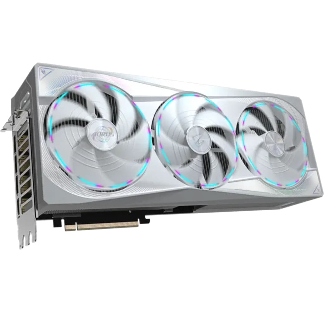 White Gigabyte GeForce RTX 5080 Aorus MASTER ICE 16G Graphic Card.3