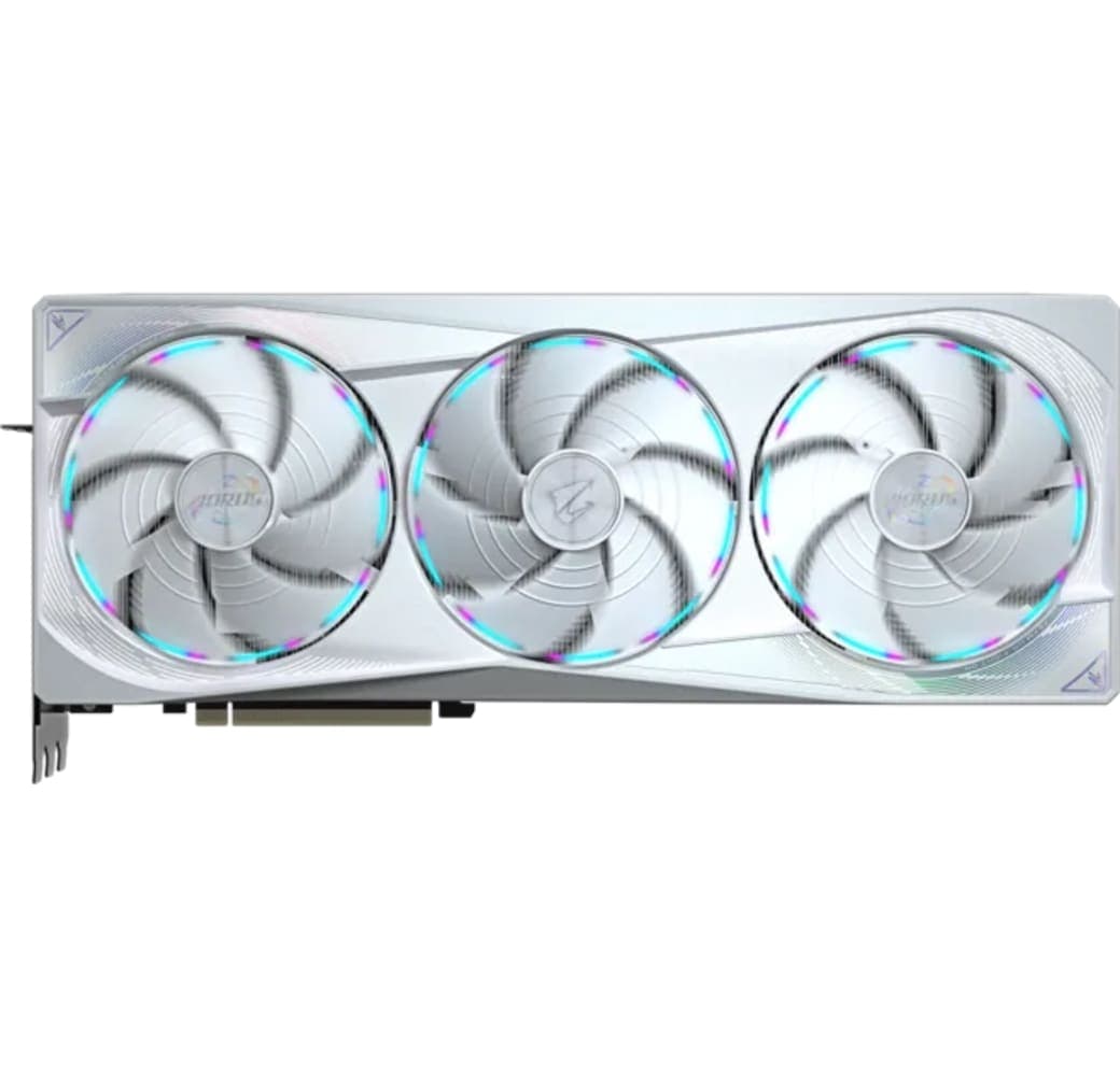White Gigabyte GeForce RTX 5080 Aorus MASTER ICE 16G Graphic Card.5