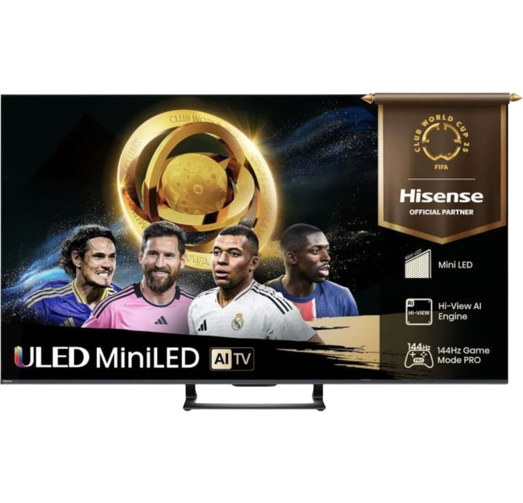 Black Hisense 75U7Q 75" UHD Mini LED Smart TV.2