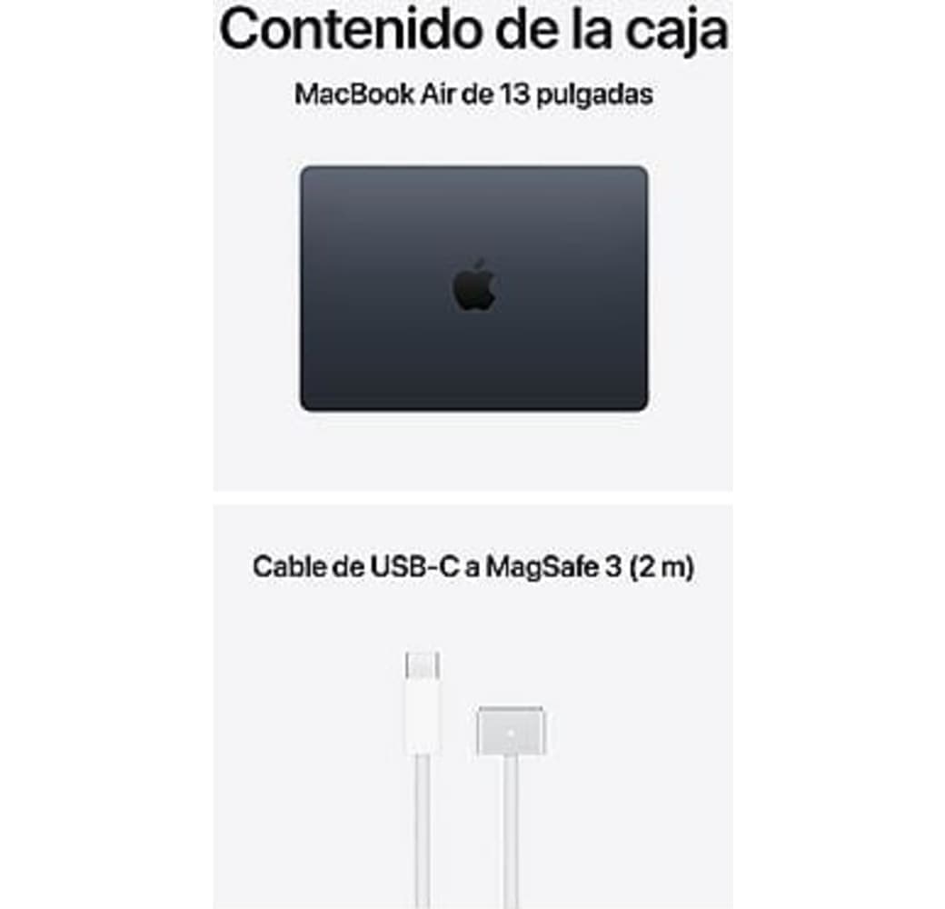 Midnight Apple MacBook Air 13" Laptop - M5 10-core - 16GB - 1TB SSD - 10-core CPU - Spanish (QWERTY).5