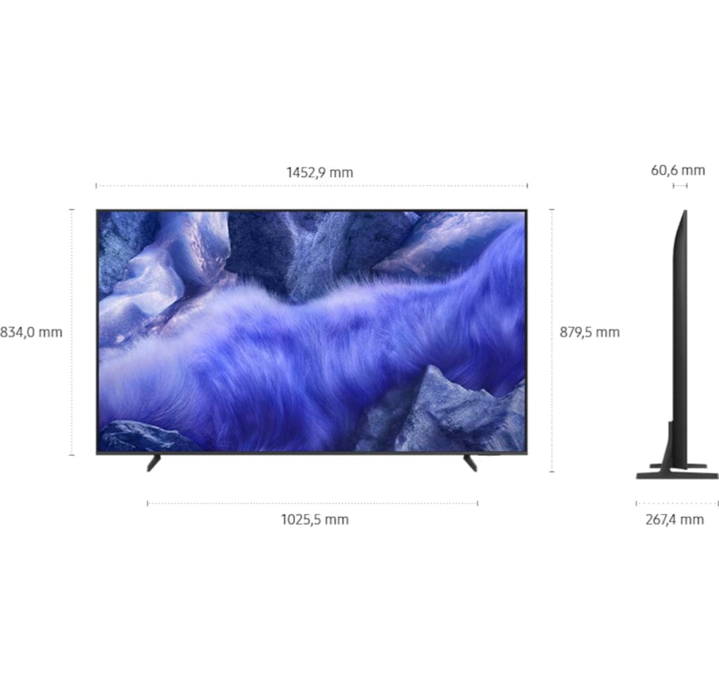 Black Samsung GQ65QEF1AUXZG - TV 65" QLED 4K.3