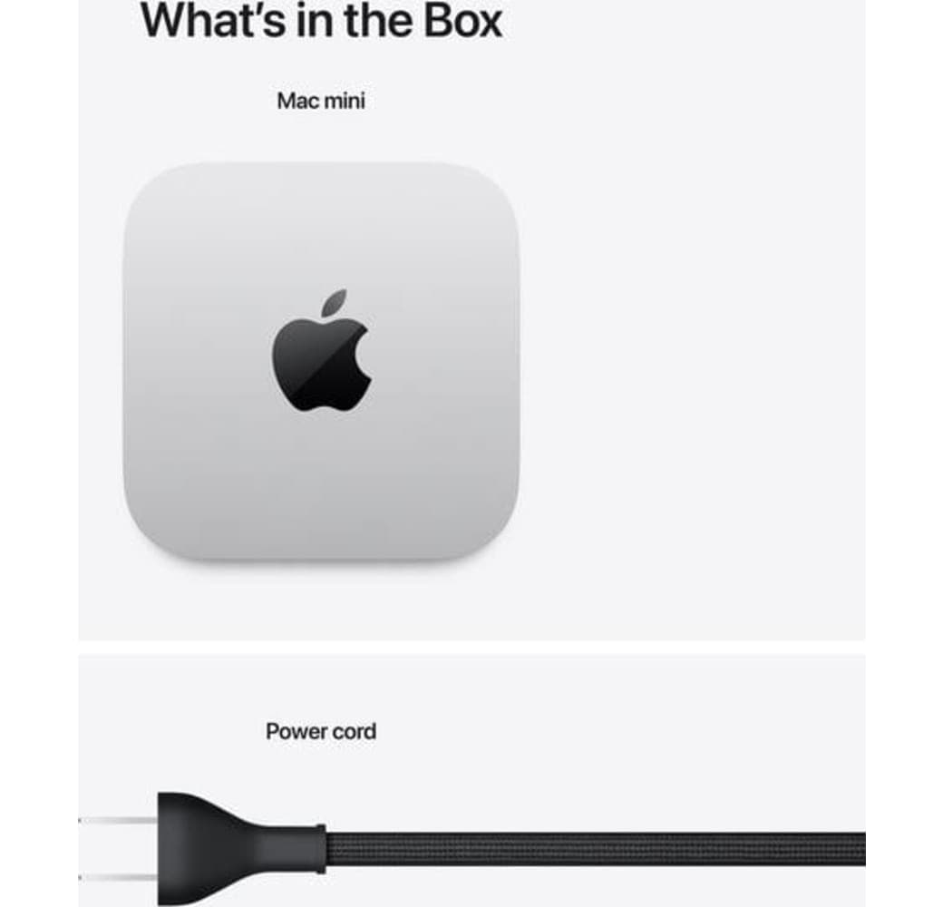 Plata Mac Mini - Apple M4 Chip 16GB Memory 256GB SSD - Integrated 10-core GPU.5