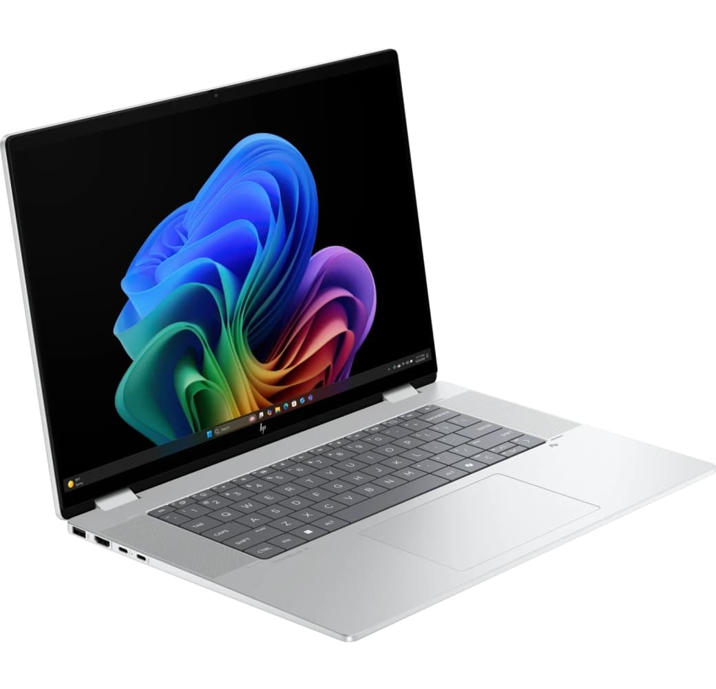 Silver HP OmniBook X Flip 16-as0073ng Laptop - Intel® Core™ Ultra 7-256V0 - 16GB - 512GB SSD - Intel® Arc™ - German (QWERTZ).3