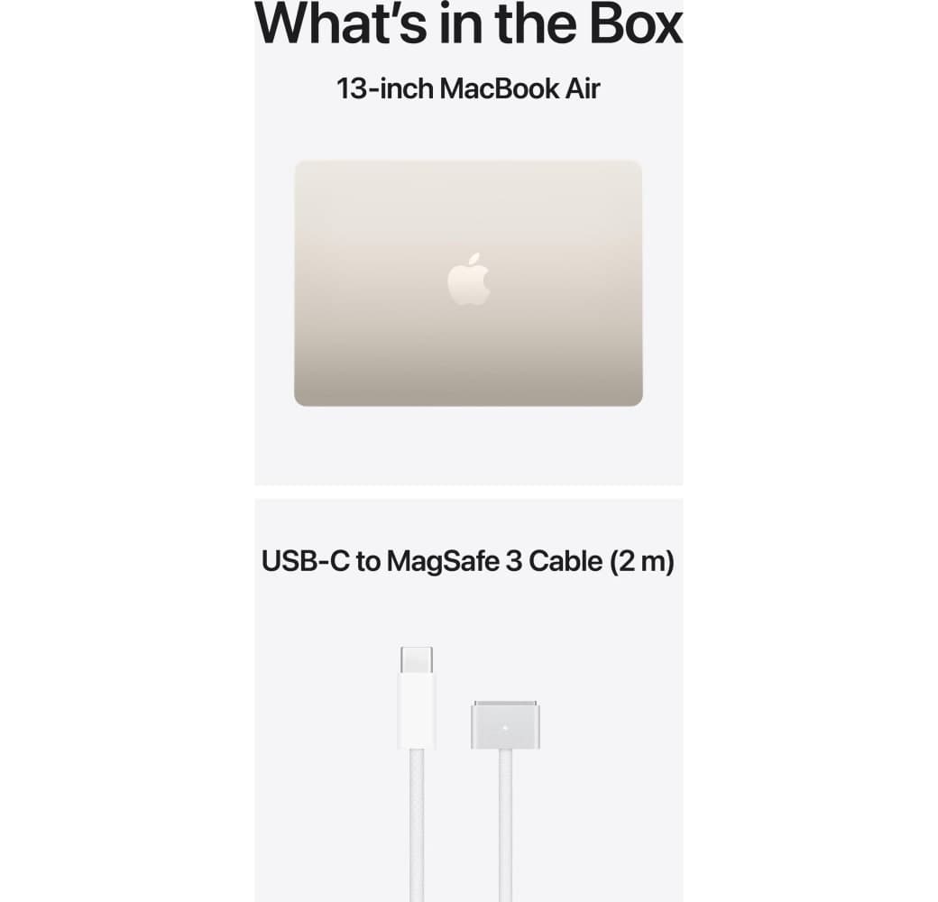 Starlight Apple MacBook Air 13" Laptop - M5 10-core - 16GB - 1TB SSD - 10-core CPU - German (QWERTZ).3