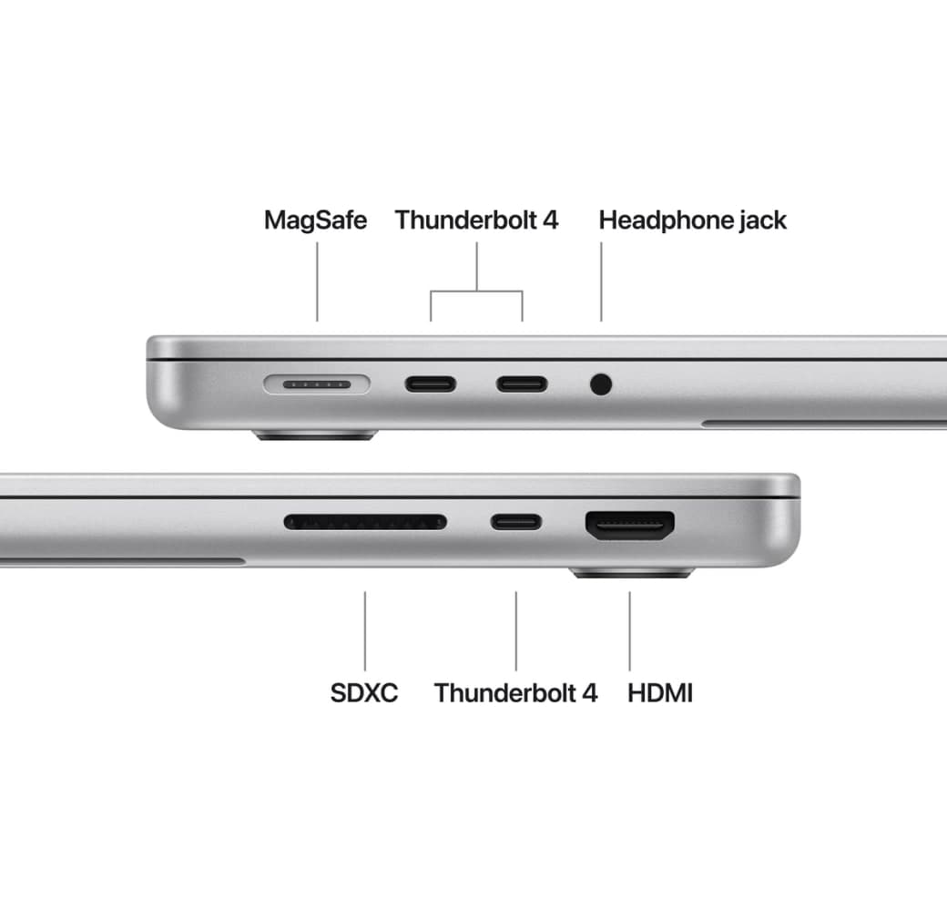 Silver Apple MacBook Pro 14" Laptop - M5 Pro 10-core - 16GB - 1TB SSD - 10-core CPU - German (QWERTZ).3