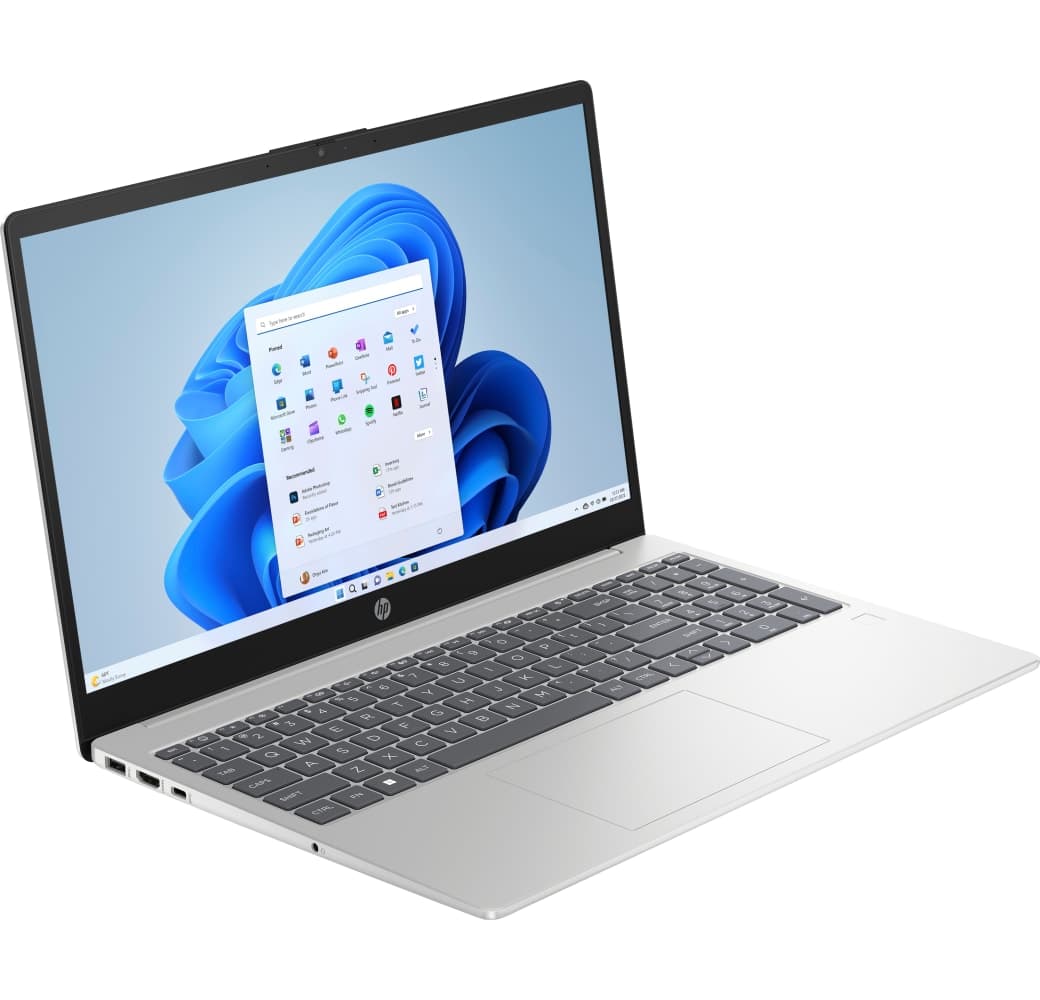 Silber HP 15-fc1054ngx Laptop – AMD Ryzen™ 5 7520U – 8 GB – 256 GB SSD – AMD Radeon Grafik – Deutsch (QWERTZ).2