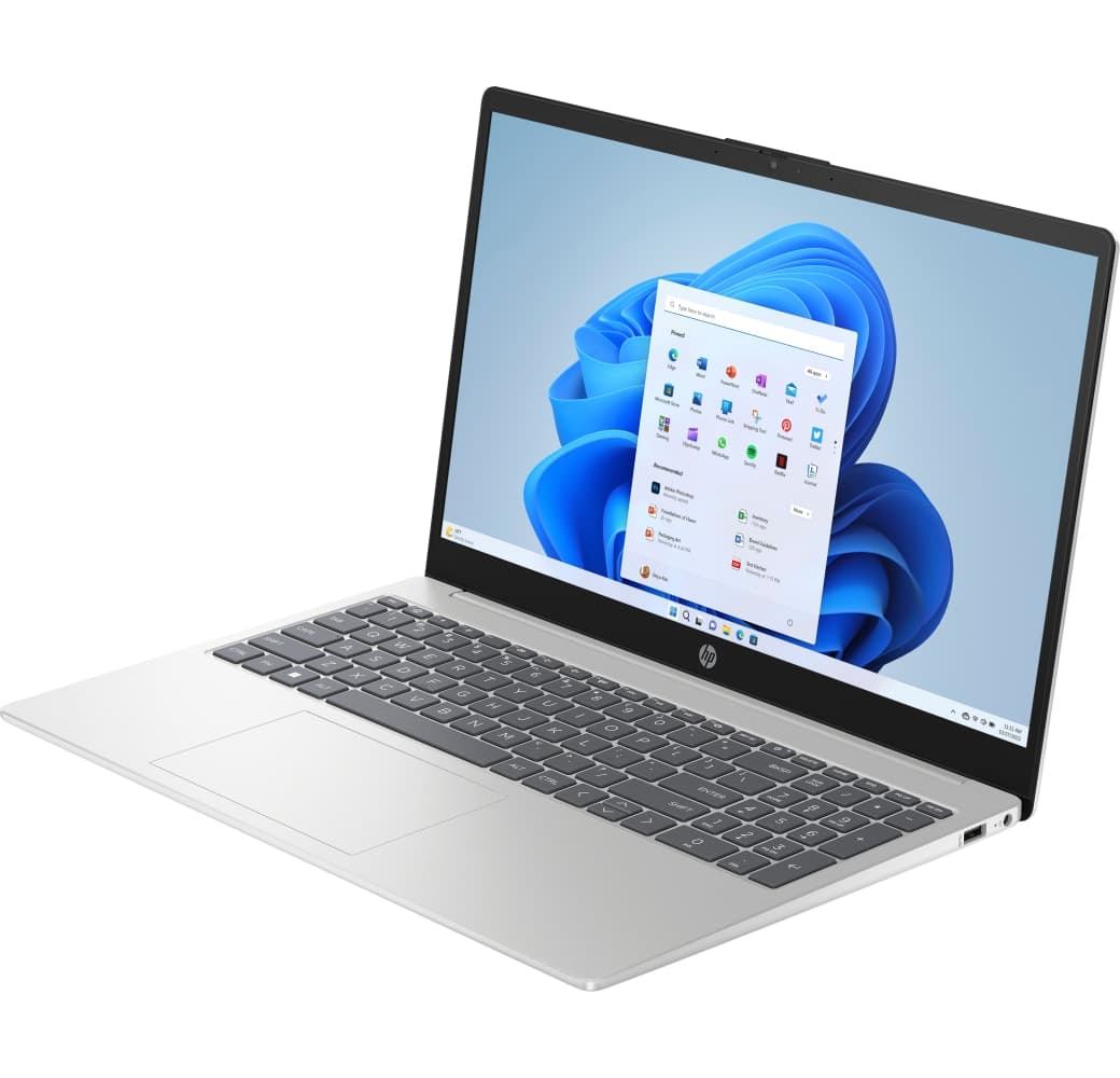 Silber HP 15-fc1054ngx Laptop – AMD Ryzen™ 5 7520U – 8 GB – 256 GB SSD – AMD Radeon Grafik – Deutsch (QWERTZ).4