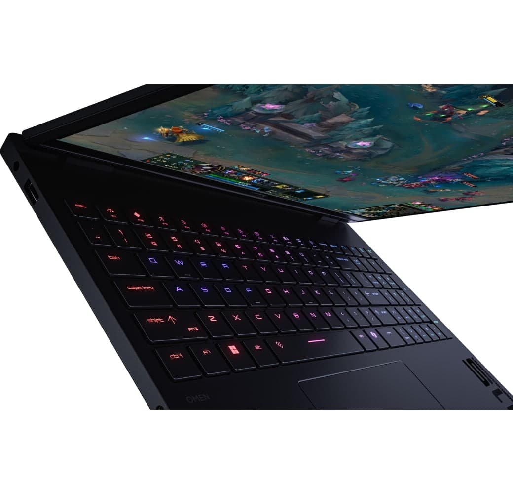 Schwarz HP HyperX OMEN 15-gb0058ng Laptop - AMD Ryzen™ 5 240 - 16 GB - 512 GB SSD - NVIDIA® GeForce® RTX™ 5060 - Deutsch (QWERTZ).6
