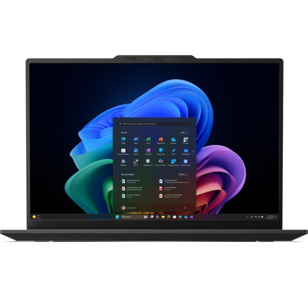 Schwarz Lenovo Thinkpad X1 Carbon G14 Aura Edition Laptop - Intel® Core™ Ultra 7-3550 - 32 GB - 1 TB SSD - Intel Arc Graphics - Deutsch (QWERTZ).2