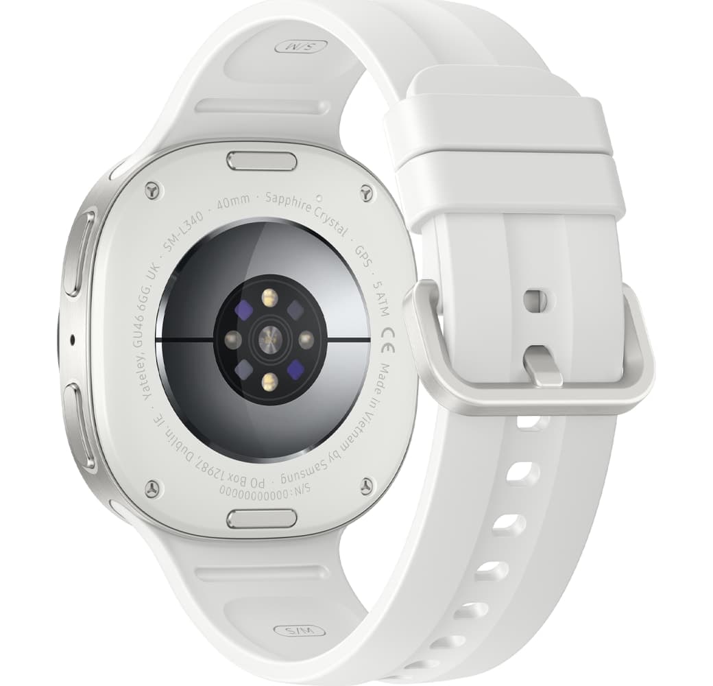 Cream Samsung Galaxy Watch 9 SM Smartwatch, Aluminium Case, 40mm.4