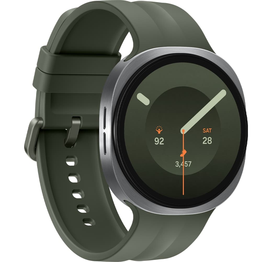 Olive Samsung Galaxy Watch 9 SM Smartwatch, Aluminium Case, 44mm.3