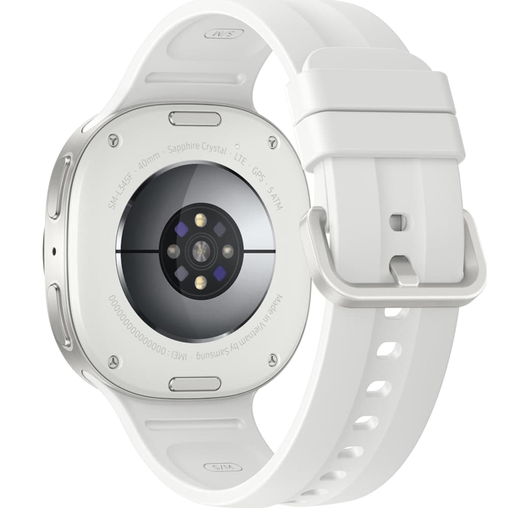 Cream Samsung Galaxy Watch 9 LTE Smartwatch, Aluminium Case, 40mm.4