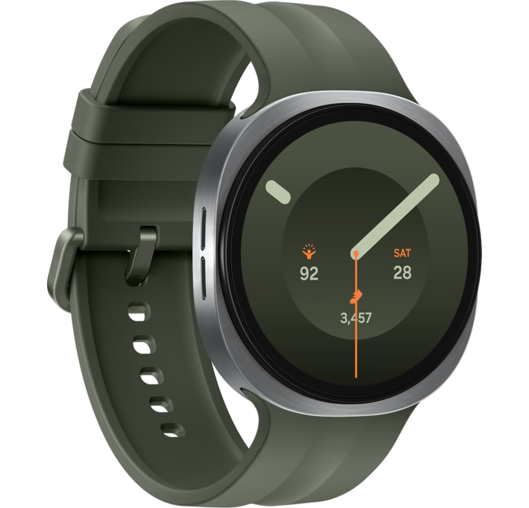 Olive Samsung Galaxy Watch 9 LTE Smartwatch, Aluminium Case, 44mm.3