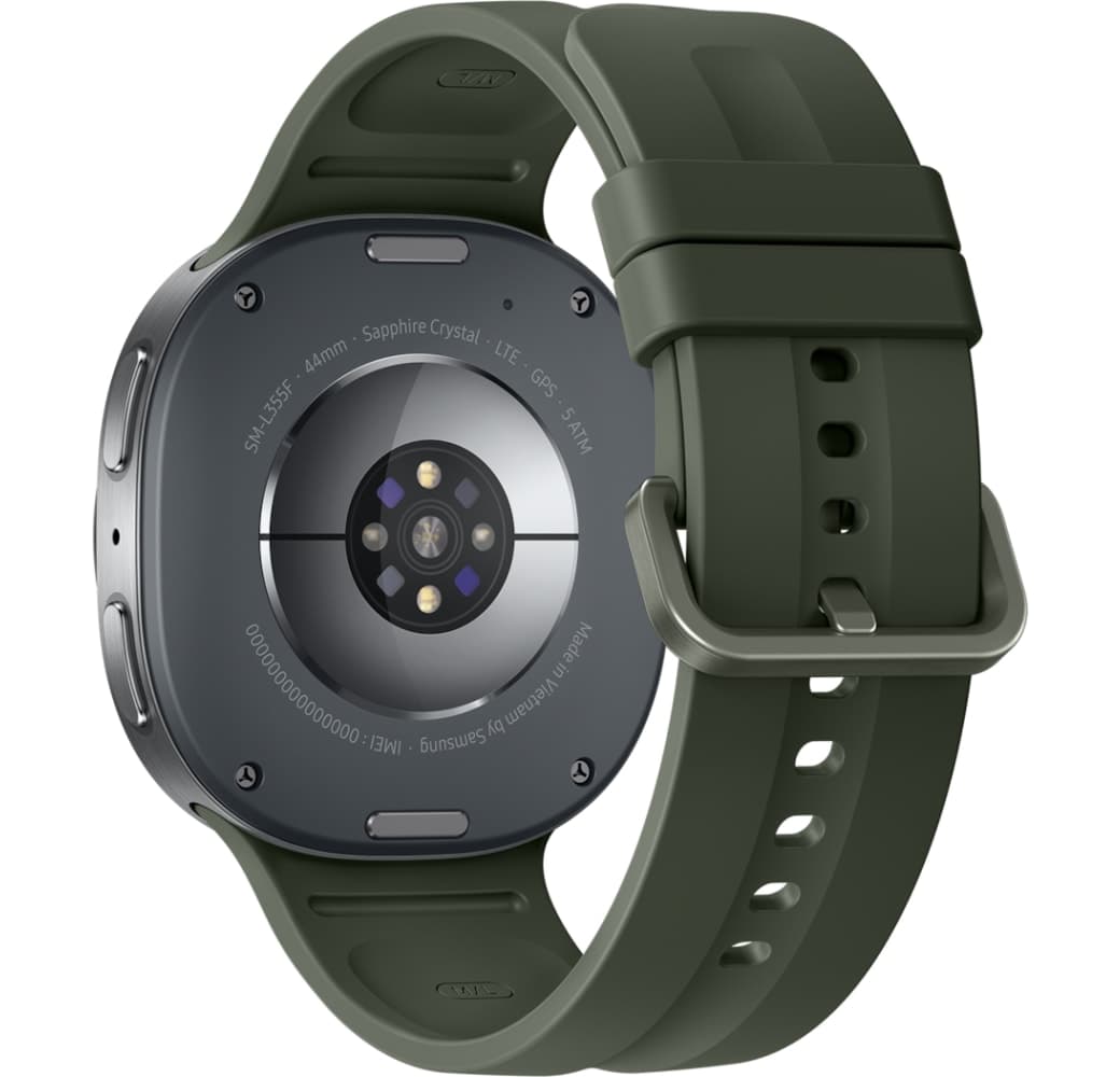 Olive Samsung Galaxy Watch 9 LTE Smartwatch, Aluminium Case, 44mm.4