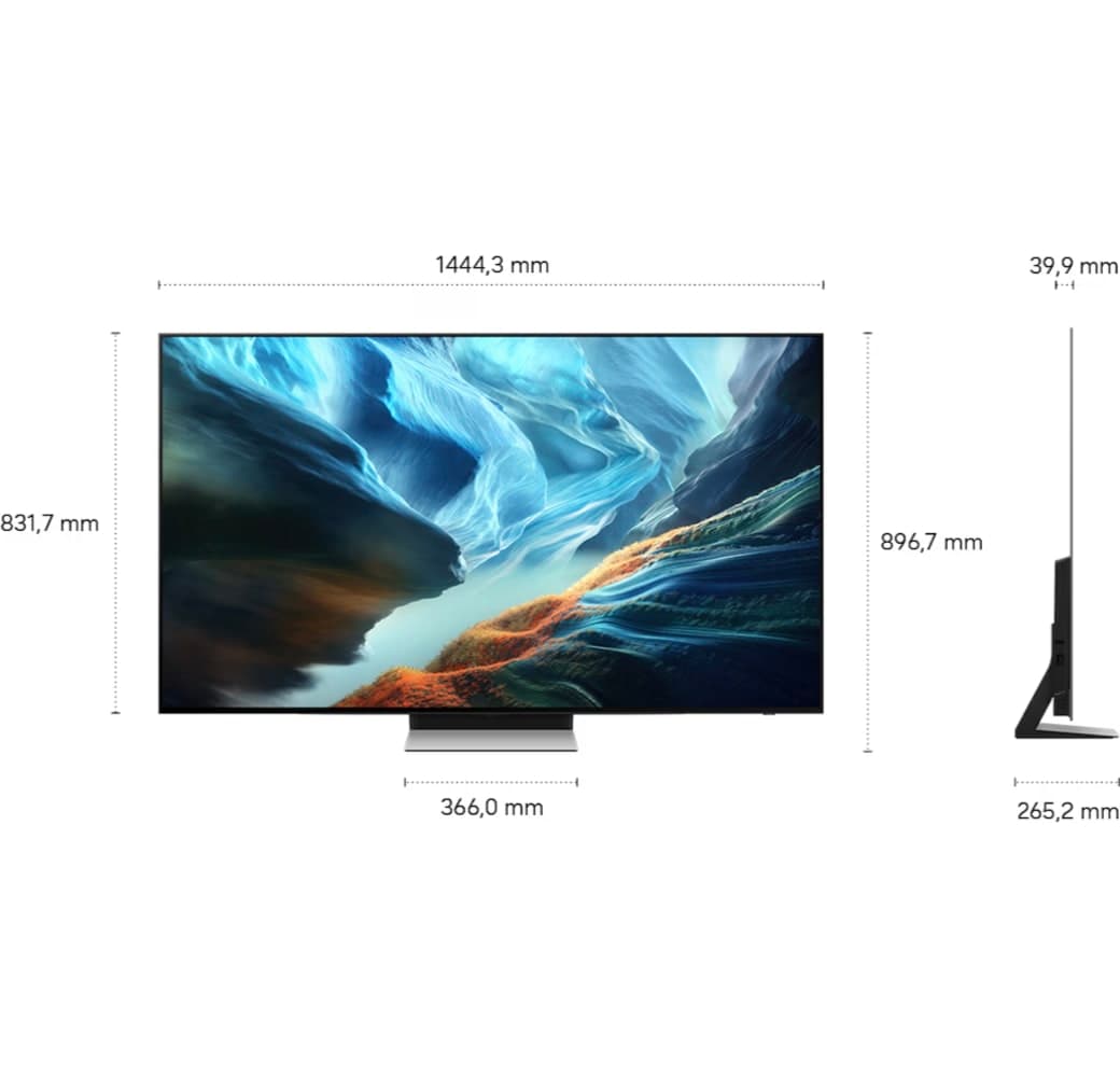 Schwarz Samsung GQ65S90HAEXZG - TV 65" OLED 4K.3
