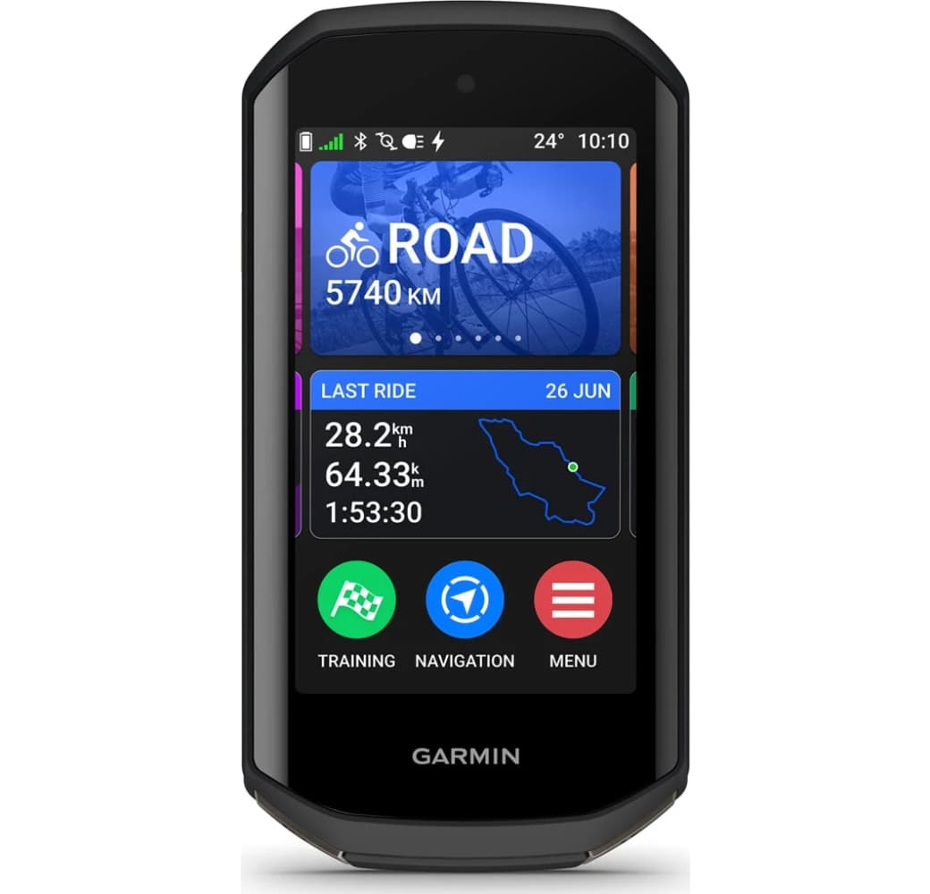 Schwarz Garmin Edge 1050 Fahrradcomputer, Gehäuse aus faserverstärktem Polymer.1
