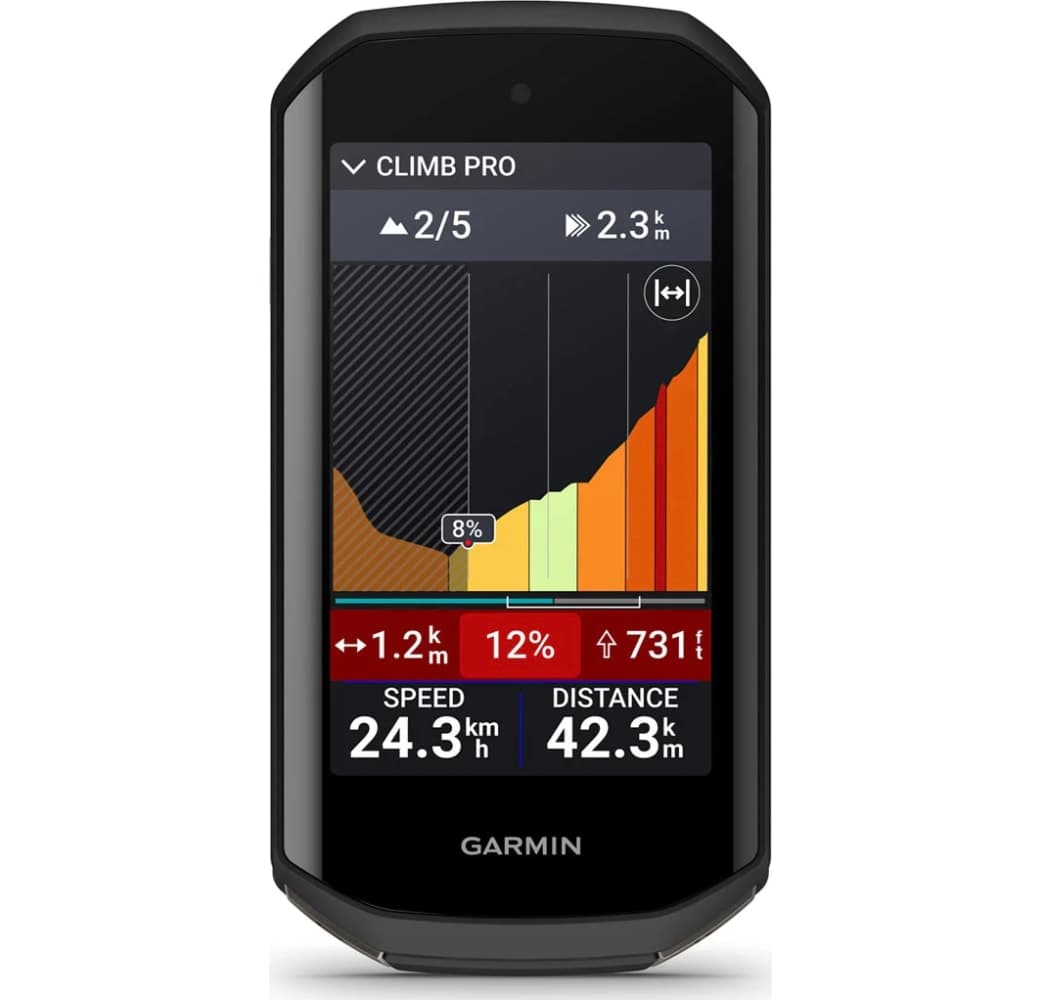 Schwarz Garmin Edge 1050 Fahrradcomputer, Gehäuse aus faserverstärktem Polymer.6