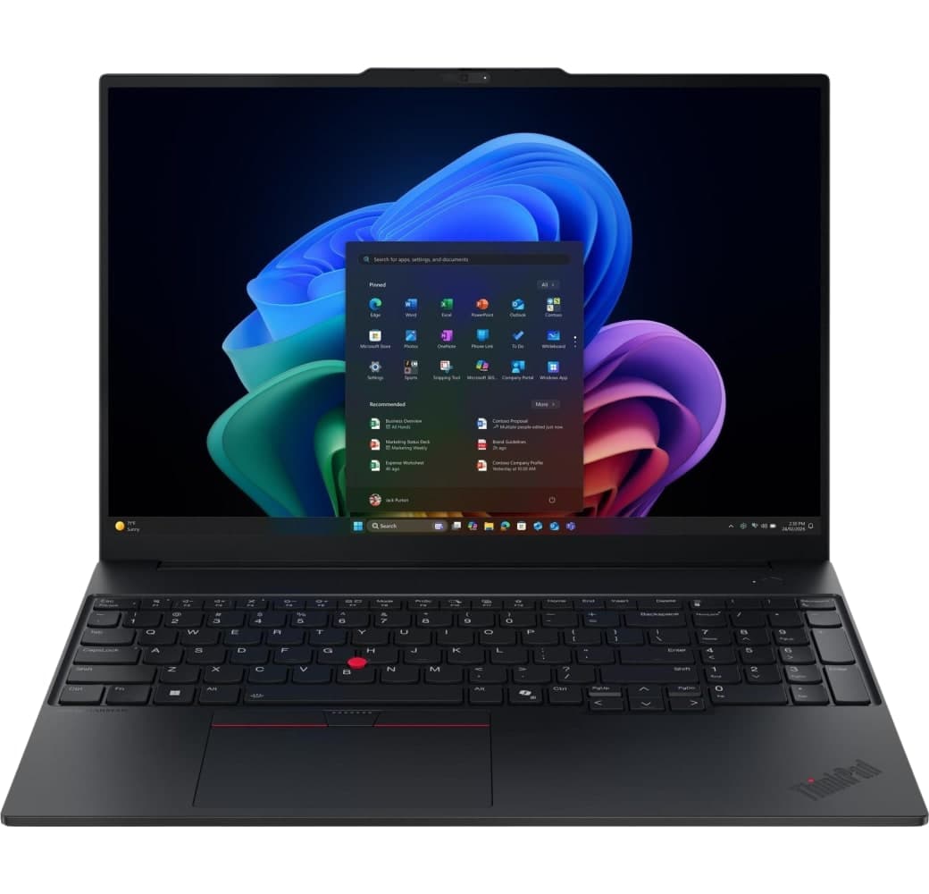 Schwarz Lenovo ThinkPad E16 G4 Laptop - Intel® Core™ Ultra 7-3550 - 16 GB - 512 GB SSD - Intel Arc Graphics - Deutsch (QWERTZ).1
