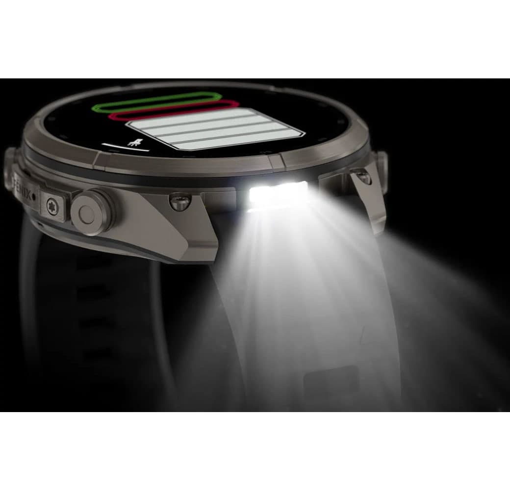 Graphit Garmin Fenix 9 Pro Smartwatch, Titangehäuse, 47 mm.8