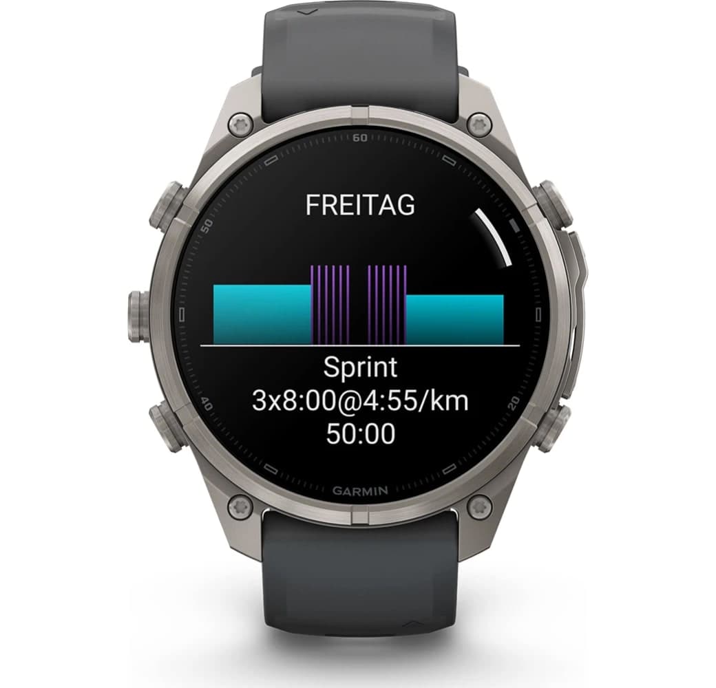 Graphit Garmin Fenix 9 Pro Smartwatch, Titangehäuse, 47 mm.9