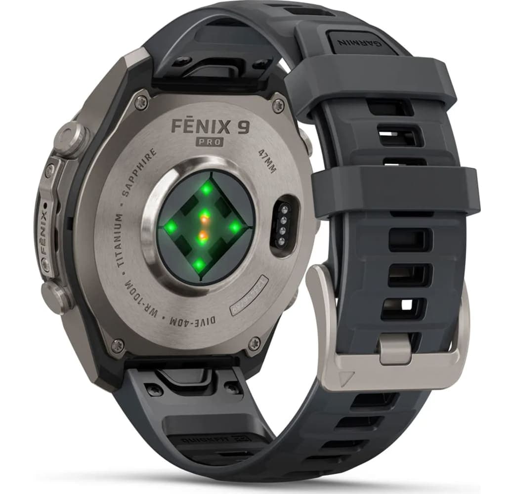 Graphit Garmin Fenix 9 Pro Smartwatch, Titangehäuse, 47 mm.10