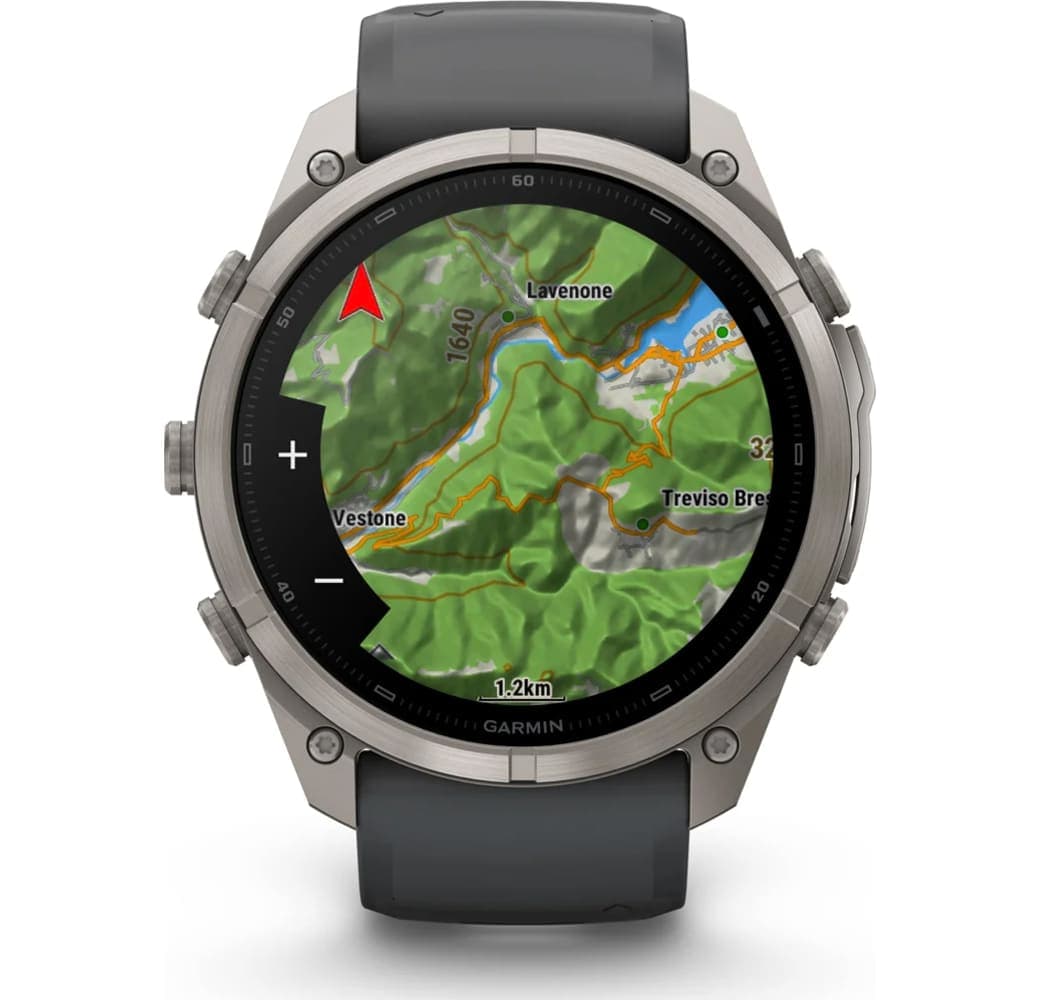 Graphit Garmin Fenix 9 Pro Smartwatch, Titangehäuse, 51 mm.7