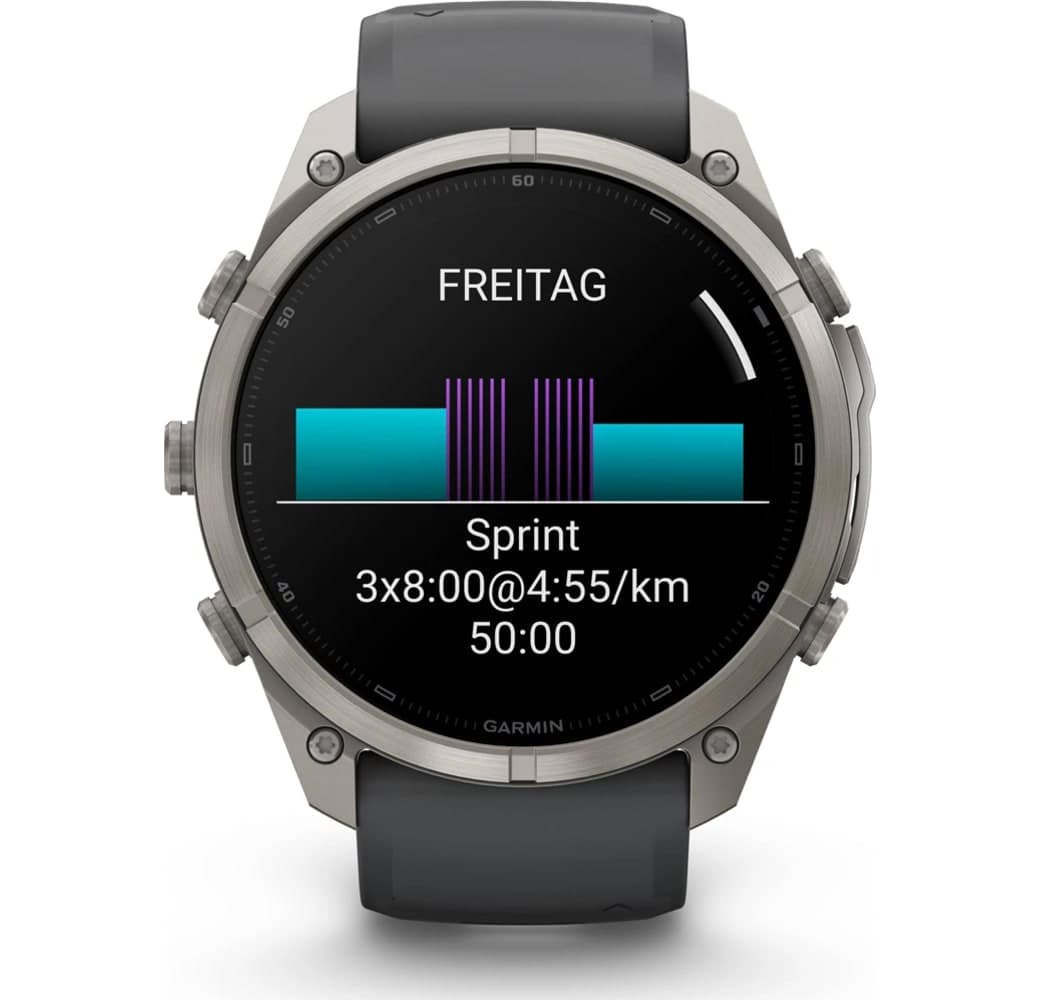 Graphit Garmin Fenix 9 Pro Smartwatch, Titangehäuse, 51 mm.9
