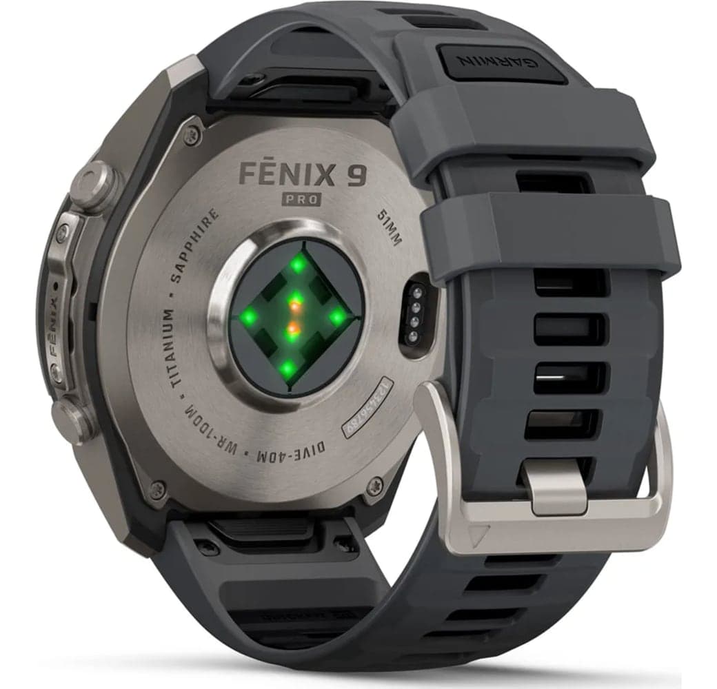 Graphit Garmin Fenix 9 Pro Smartwatch, Titangehäuse, 51 mm.10