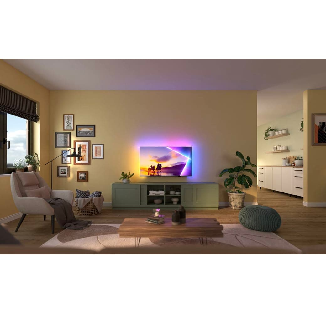 Schwarz Philips 43PUS8450/12 - TV 43" QLED 4K.5