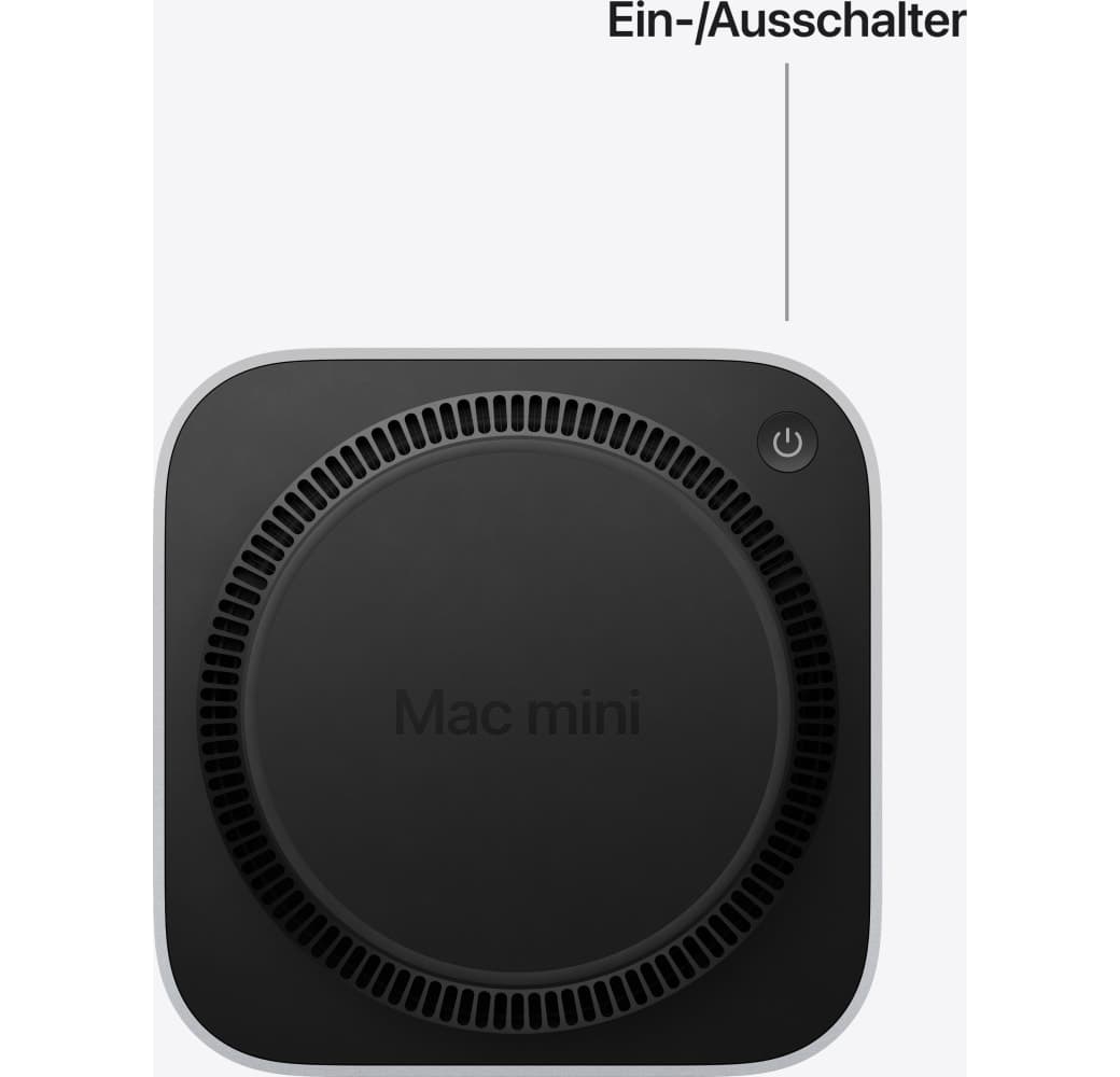 Silber Apple Mac mini Mini-PC – M6 12-Kern – 24 GB RAM – 512 GB SSD – Integrierte 12-Kern-GPU.4