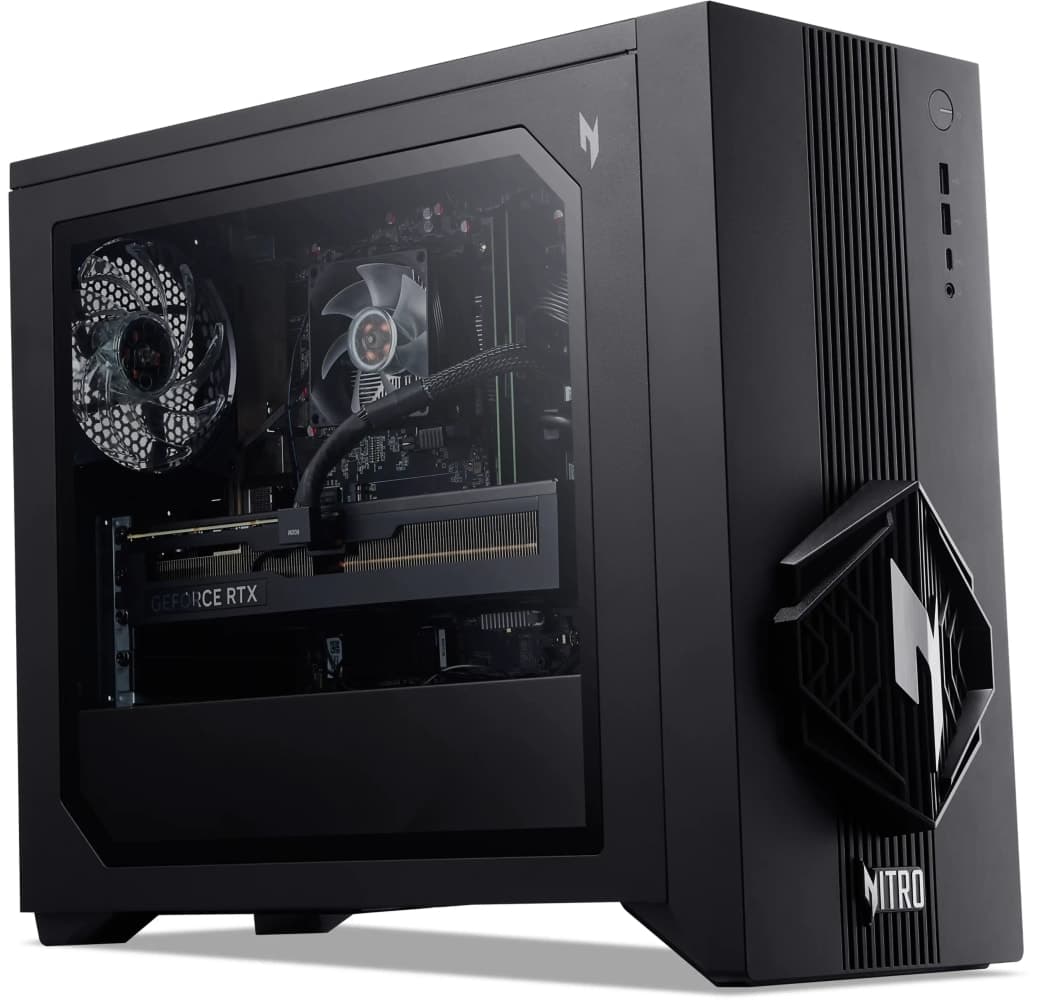 Schwarz Acer Nitro 30 (N30-100) Desktop-PC – AMD Ryzen™ 7 8700F – 16 GB RAM – 1 TB SSD – AMD RX 9060 XT.7
